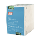 Fuente de Poder Industrial de 480W, salida 48 Vcc, para montaje en riel Din
