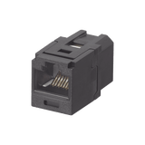 Módulo Acoplador RJ45 a RJ45, Mini-Com, Categoría 6, Color Negro
