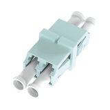 Módulo Acoplador LC Duplex, Para Fibra Multimodo, Color Aqua