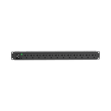 PDU Básico para Distribución de Energía, Enchufe de Entrada NEMA L5-20P, Con 12 Contactos NEMA 5-20R, Instalación Horizontal de 19in, 1UR, 20 Amp, 120 Vca