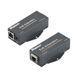 Kit de Extensor PoE/PoE+, Hasta 610 Metros (2000 ft) con Cable Cat5e o Cat6, 10/100Mbps, Incluye Transmisor, Receptor y Fuente de Alimentación