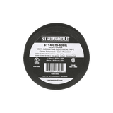 Cinta Eléctrica STRONGHOLD para Aislar, de PVC, Uso General Reparación y Mantenimiento, Grosor de 0.18mm (7 mil), Ancho de 19mm, y 18m de Largo, Color Negro
