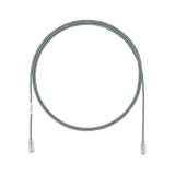 Cable de Parcheo TX6, UTP Cat6, Diámetro Reducido (28AWG), Color Gris, 5ft