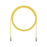 Cable de Parcheo UTP Cat6A, CM/LSZH, Diámetro Reducido (28AWG), Color Amarillo, 7ft