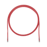 Cable de Parcheo UTP, Cat6A, 24 AWG, CM, Color Rojo, 3ft