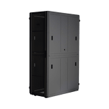 Gabinete FlexFusion™ XGL (Light) para Centros de Datos, 42 UR, 800 mm de Ancho, 1200 mm de Profundidad, Fabricado en Acero, Color Negro