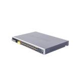 Switch PoE Industrial Capa 3, Con 24 Puertos PoE Gigabit 802.3af/at, 4 Puertos SFP Compartidos 100 / 1000X, Soporta temperaturas extremas de -40 ~ 75°C