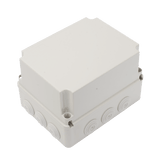 Caja Derivación-Conexión de Plástico (190 X 240 X 165 mm) con 12 Glándulas de Goma. Para Instalaciones Comerciales, Residenciales e Industriales. Incluye Tornillería para su Tapa. Funciona También como Registro.