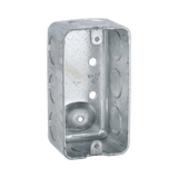 Caja (Chalupa) 4x2"/ Profundidad 1-7/8" / 7 Entradas de 1/2" y 1 de 3/4".