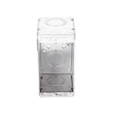 Caja (Chalupa ) Multigang de 1 Gang/ Profundidad de 2-1/2"/ 8 TKO (1/2" y 3/4").