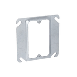 Sobretapa Cuadrada de 4" de Acero Galvanizado con realce de 1/4".