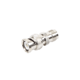 Adaptador en Línea de Conector TNC Hembra a BNC Macho, Níquel/ Oro/ Teflón.