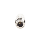 Adaptador en Línea de Conector TNC Macho a N Hembra, Níquel/ Oro/ Teflón.