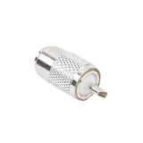 Conector UHF Macho (PL-259) para Cables RG-8/U, RG-8U-SYS, 8237, 8267, 8268, 9913, CTN-400, 7810, 8214, 7810A, RFLASH-1113, LMR-400, Plata )/ Plata/ Teflón.