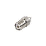 Conector UHF hembra (SO-239) de anillo plegable para cable RG-58/U, RG-142/U.