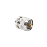 Adaptador en Línea de Conector SMA Hembra a UHF Macho (PL-259), Níquel/ Oro/ Teflón.
