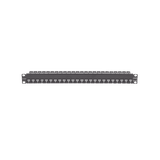 Patch Panel Z-MAX de 24 puertos, Blindado, Precargado con Jacks Categoria 6A, Plano, 1UR