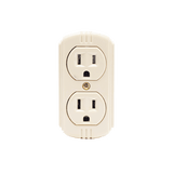 Contacto Dúplex 127 Vca, 15 A Max. Para Sobreponer (Sin perforar la superficie).