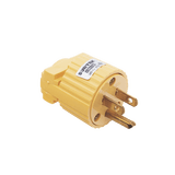 Clavija con Abrazadera Plástica Aterrizada / 127 V CA 15 A Max. / Fabricada en Plastico ABS.