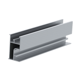 Riel 3 para montaje de módulos fotovoltaicos de aluminio anodizado de 4400mm.