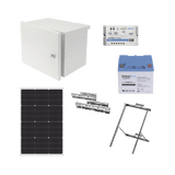 Kit de Alimentación PV para CCTV 12 Vcc Hasta Máximo 14 Watts para Cámara y Enlace