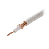 Carrete de 100 metros de Cable Tipo RG58AU, con Forro Blanco
