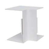 Esquinero Interior Color Blanco de PVC Auto Axtinguible, Para Canaleta TMK-4577 (5520-02001)
