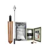 Kit de Pararrayo con Punta en Aluminio con Diámetro de Protección de 160 metros.