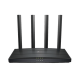 Router WiFi 6 AX 1500Mbps / MU-MIMO 2X2 y OFDMA / 1 Puerto WAN 10/100/1000 Mbps / 3 Puertos LAN 10/100/1000 Mbps / 4 Antenas / Conexión Inalámbrica OneMesh