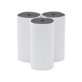 Kit de Router inalámbrico mesh Deco E4 para Hogar / Doble banda AC 1200 / 2 puertos 10/100 Mbps / Compatible con amazon alexa.