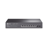 Switch PoE JetStream SDN Administrable 8 puertos 10/100/1000 Mbps + 2 puertos SFP, 8 puertos PoE, 150W, administración centralizada OMADA SDN