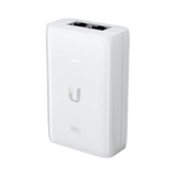 Adaptador PoE Ubiquiti (48 VDC, 0.65A) puerto Gigabit, ideal para equipos UniFi