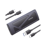 Carcasa Disco Duro NVME M.2 (Enclosure) | Hasta 2TB | USB3.2 a 10 Gbps | Soporta M Key y B+M Key | Compatible con SSD M.2 NVME 2230/2242/2260/2280 | UASP | S.M.A.R.T. | TRIM | ESD Incorporado | Color Negro | Caja de Aluminio.