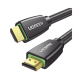Cable HDMI 2.0 de Nylon Trenzado / 10 m / 4K@60Hz / HDR / 3D / HEC (Canal Ethernet HDMI) / ARC (Canal de Retorno de Audio / Color Profundo de 48 bits / Audio de 32 canales / HDCP 2.2 /Audio DTS: X / 18 Gbps / Blindaje de 4 capas