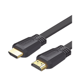 Cable HDMI 2.0 Plano de 1.5 m / 4K@60Hz / HDR / 3D / HEC (Canal Ethernet HDMI) / ARC (Canal de Retorno de Audio / Color Profundo de 48 bits / Audio de 32 canales / HDCP /Audio Dolby True HD 7.1 / 18 Gbps / Estañado y Triple Blindaje / Anti Interfer