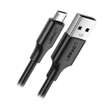 Cable USB-A a Micro USB | 1 Metro | Tecnología de Carga Rápida Qualcomm / QC 3.0/2.0 | Recarga hasta 18W | Transmisión de Datos hasta 480Mbps | Tecnología de Carga Segura | Hasta 5,000 Flexiones | ABS y PVC de Alta Duraci&o