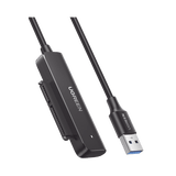 Cable Adaptador SATA a USB 3.0 | SATA 3.0/2.0 | Soporta HDD y SSD de 2.5" | Soporta S.M.A.R.T, TRIM, UASP | No Requiere Adaptador de Corriente | Cable 50 cm.
