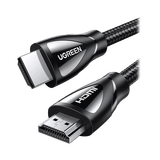 Cable HDMI 2.1 de Nylon Trenzado / 3 Metros / 8K@60Hz/4K@120Hz / eARC (Canal de Retorno de Audio / HDR10+ / VVR / HEC (Canal Ethernet HDMI) / ALLM / 3D / Dolby Atmos / Dolby Visión / 48 Gbps / Mayor Duración.