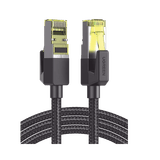 Cable Ethernet Cat7 CLASSâ… F/FTP Redondo con Malla de Nylon 1 Metro