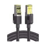 Cable Ethernet Cat7 CLASSâ… F/FTP Redondo con Malla de Nylon 3 Metros