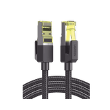Cable Ethernet Cat7 CLASSâ… F/FTP Redondo con Malla de Nylon 5 Metros