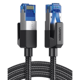 Cable Ethernet Cat8 CLASSâ… F/FTP Redondo con Malla de Nylon 2 Metros