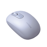 Mouse Inalámbrico 2.4G 800/1200/1600/2400 DPI | Función de 3 botones | Alcance 10m | Silencioso | Ergonómico | Anti-caída y Anti-interferencias | Batería Alcalina AA incluida | Color Dusty Blue.