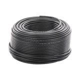 Bobina de 100 metros / Cable Fotovoltaico / Negro / Recubrimiento XLPE / 4mm² / 12 AWG / Hasta 1,800 Vcc