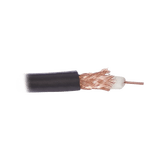 ( Precio por metro ) Cable RG59, conductor central de alambre de cobre calibre 20, blindado de malla trenzada de cobre 80%, aislante de polietileno sólido. Hasta agotar existencias