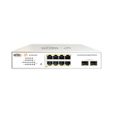 Switch Administrable PoE / 8 puertos PoE af/at Gigabit / 2 x SFP Gigabit / Administración Cloud Gratuita / Presupuesto 120 W