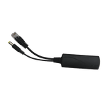 Splitter PoE IN 802.3 af/at / Se Puede Energizar Hasta con 30W / Salida de 12 Vcc 1A (12W) / Instalación es Escritorio (superficie plana) / Idea para cámas IP SIN PoE (CCTV)