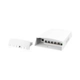 Switch CCTV PoE para Exterior / No administrable / PoE Entrada 802.3 bt Hasta 60W / 1 Puerto PoE salida 24V pasivo Hasta 12W / 3 puertos PoE 802.3 at Hasta 30W / Ideal para Aplicaciones CCTV con Enlaces Inalámbricos