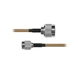Cable RG-142/U, con conectores N Macho / TNC Macho de 60 cm.