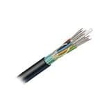 Cable de Fibra Óptica de 12 hilos, OSP (Planta Externa), Armada, Gel, HDPE (Polietileno de alta densidad), Monomodo OS2, 1 Metro